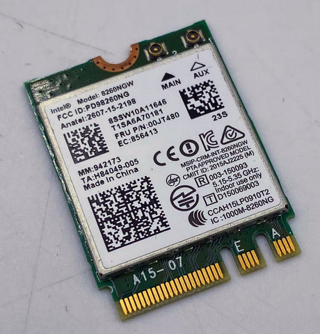 Intel Dual Band Wireless-AC 8260 WiFi Card, 00JT480