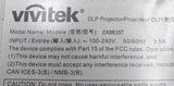 Vivitek DX883ST 3300-Lumen XGA Short-Throw DLP Projector, Lamp Hours 0, 4924