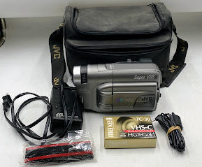 JVC GR-SXM527U Super VHS, 400x Digital Zoom Compact VHS Camcorder