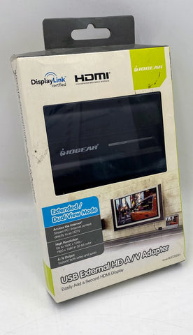 IOGEAR USBH External HD Audio/Video Adapter GUC2025H
