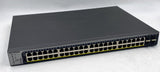 NETGEAR GS752TPv2, 48-Port Gigabit PoE+ Smart Switch, 4 SFP, 1U