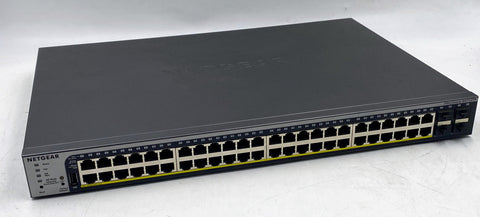 NETGEAR GS752TPv2, 48-Port Gigabit PoE+ Smart Switch, 4 SFP, 1U