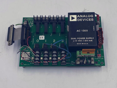 Analog Devices 3B03 4-Channel Backplane, ±15 V DC, +24 V DC