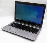 HP ProBook 650 G3 Laptop- 120GB SSD, 8GB RAM, Intel i5-7200U, Windows 10 Pro