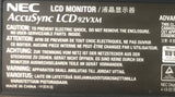 NEC AccuSync LCD92VXM 19" LCD Monitor