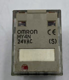 Omron MY4N Relay, 4PDT, 3A, 24VAC