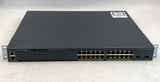 Cisco WS-C2960X-24PD-L 24-Port Gigabit Ethernet PoE+ 2 SFP+ Network Switch
