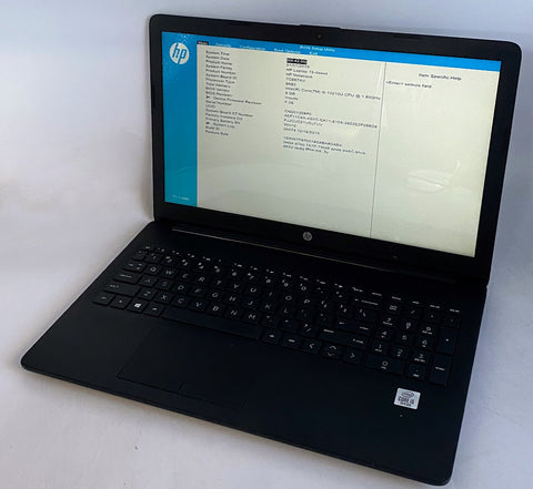 HP 15-daxxx Laptop- No SSD/HDD, 8GB RAM, i5-10210U CPU, No OS