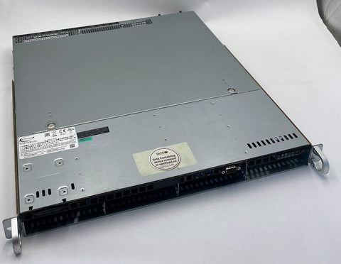 SuperMicro 813M-4 4-Bay Server- No Storage, 16GB DDR4, E3-1585Lv5 CPU, No OS