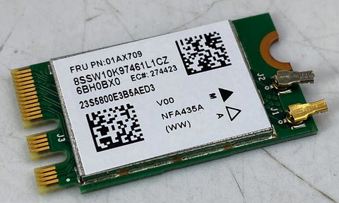 Lenovo Qualcomm Atheros WiFi and Bluetooth Combo Adapter, 01AX709