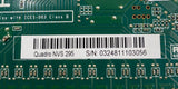 NVIDIA HP Quadro NVS 295 641462-001, 256MB GDDR3 Graphics Card