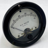 Wacline DC Voltmeter, 0-50V DC, Model AED, MR36W050DCVVR