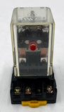 ACI 9726A1205 Relay, 120VAC, 10A w/ 115903 Socket Mount