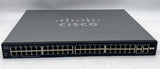 Cisco SG300-52MP 48-Port Network Switch, 4x Combo Ports, 2x SFP Mini-GBIC