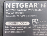 Netgear Nighthawk X6 R8000 AC3200 Tri-Band WiFi Router