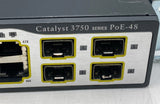 Cisco Catalyst 3750 Series 48-Port PoE Managed Switch- WS-C3750-48PS-S V06