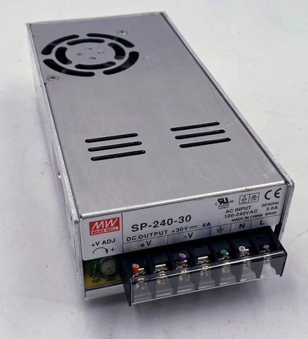 Mean Well SP-240-30 AC/DC Industrial Power Supply, 240W, 30V