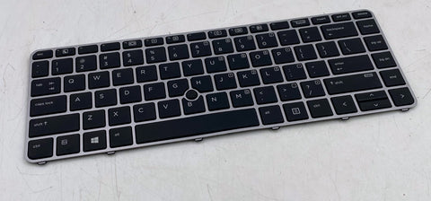 HP EliteBook 840 G3 US Keyboard with Pointer and Silver Frame 836307-001