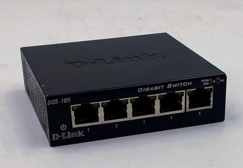 D-Link DGS-105 5-Port Unmanaged Gigabit Desktop Switch