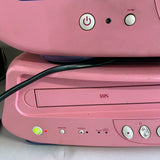 Disney DT1900-P Princess CRT TV w/ DVD/VCR Combo, No Remote, Local Pick-up Only