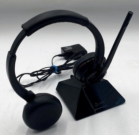 Plantronics Savi 8220 Wireless Headset w/ CS1 210906-05 Charging Stand