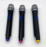 Vocophone Wireless Microphone Kit, 3 Microphones, 1 Shure Bodypack Transmitter