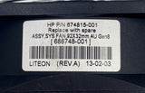 HP 686748-001 Rear System Fan 92mm x 32mm 12V DC 1.43A
