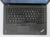 Lenovo ThinkPad T450 Laptop- 120GB SSD, 4GB RAM, Intel i7-5600U, Windows 10 Pro