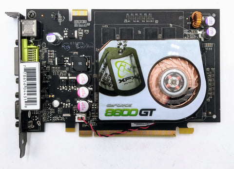 XFX GeForce 8600 GT 512MB PCI-E Graphics Card- PV-T84J-YAJG