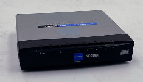 Linksys SD2008, 8-Port 10/100/1000 Gigabit Switch