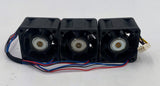 String of 3 Delta Electronics FFB0412SHN DC Fan 40x40x28mm