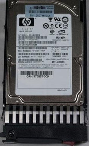 146GB SAS HP 10K Dual Port Drive w/ Tray 2.5 DG146BB976