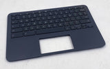 HP Chromebook 11A G8 EE Palmrest w/ Keyboard L92832-001, No Touchpad