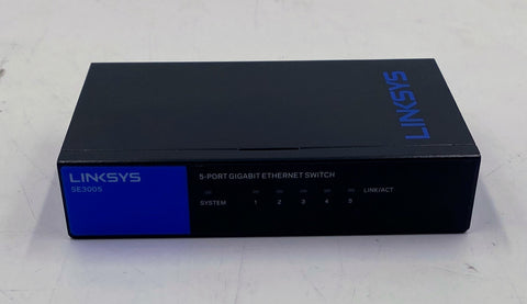 Linksys SE3005 5-Port Gigabit Ethernet Unmanaged Switch