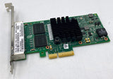 Intel I350-T4 4-Port Gigabit Ethernet PCIe Network Adapter 74-10521-01