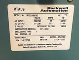 Rockwell Automation VTAC9 HVAC Drive 9V721H0B30, 9VT201-025HTAN