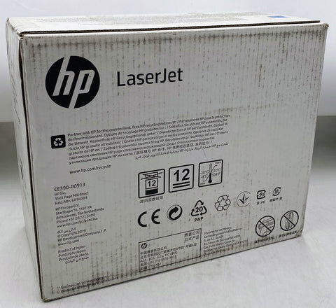 HP LaserJet CE390JC Black Toner Cartridge, 30,000 Pages