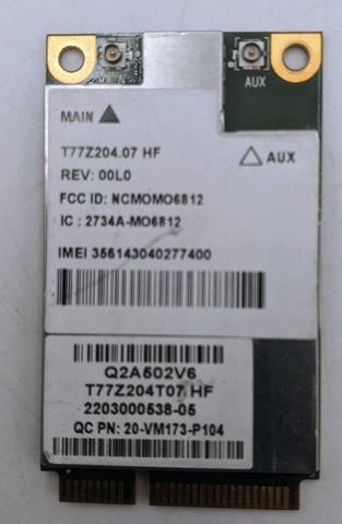 GTM681W MO6812 2G/3G Wireless MiniCard- 20-VM173-P104