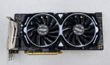 MSI V341 AMD Radeon RX 480 ARMOR 8GB GDDR5 PCIe Graphics Card