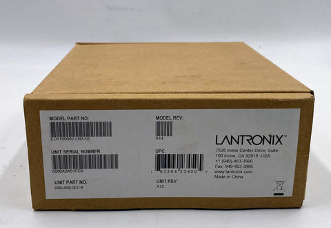 Lantronix Device Server EDS 4100 - Device server - 4 ports - 10Mb LA Lantronix Device Server EDS 4100 - Device server - 4 ports - 10Mb LA