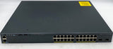Cisco WS-C2960X-24PD-L V07 24-Port Gigabit Ethernet PoE+ 2 SFP+ Network Switch