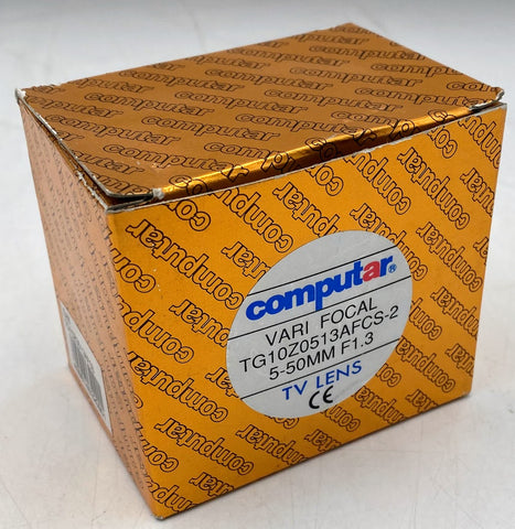 Computar Vari Focal TV Lens TG10Z0513AFCS-2, 5-50mm, F1.3 Aperture