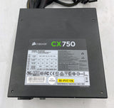 Corsair CX750 75-001447 750W 80 PLUS Bronze Certified ATX Power Supply, Non-Modular