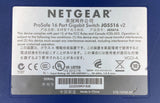 NETGEAR JGS516v2 ProSafe 16 Port Gigabit Ethernet Switch