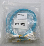 10 Pack Unbranded CAB-MMF-50-10GB-LC-LC-2M-AQ 2M LC-LC 2mm PVC Fiber Patch Cable