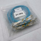 10 Pack Unbranded CAB-MMF-50-10GB-LC-LC-2M-AQ 2M LC-LC 2mm PVC Fiber Patch Cable