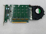 Dell 6N9RH Quad-Port NVMe M.2 SSD Adapter Card