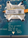 HP Motherboard LA-K201P w/ Heatsink, Intel i5-1135G7 CPU, from HP 250 G8