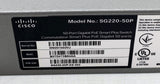 Cisco SG220-50P-K9 50-Port Gigabit PoE Smart Plus Switch