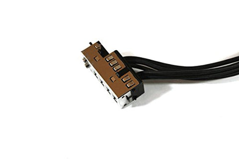 Genuine HP Compaq 8200 Elite Desktop USB / Audio I/O Panel w/ Cables 625248-001